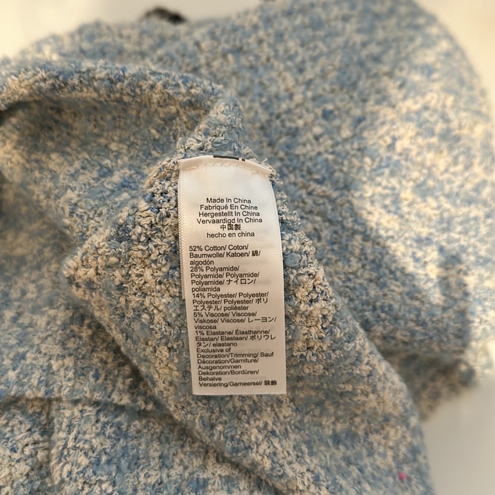 NWT JCrew Textured cropped lady jacket in space dyed yarn in size S - Picture 5 of 6